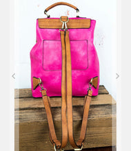 Load image into Gallery viewer, Pink Satchel Backpack Purse
