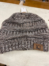 Load image into Gallery viewer, Brown/White Marble Beanie
