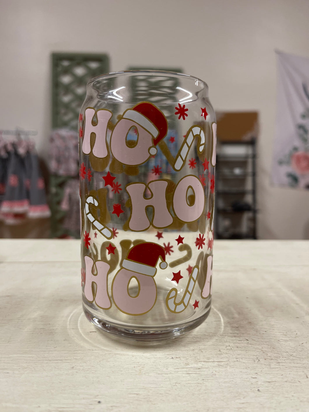 Ho Ho Glass Cup