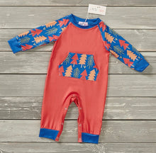 Load image into Gallery viewer, Forest Trees Boys Infant Romper
