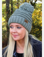Load image into Gallery viewer, Light Grey Beanie
