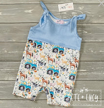 Load image into Gallery viewer, Down on the Farm Unisex Romper
