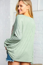 Load image into Gallery viewer, Ribbed Slouchy Vneck
