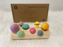 Load image into Gallery viewer, Wooden Mushroom Sorter Toy

