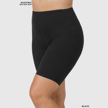 Load image into Gallery viewer, Buttersoft Biker Shorts Plus - Black
