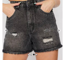 Load image into Gallery viewer, Acid Wash Mom Shorts
